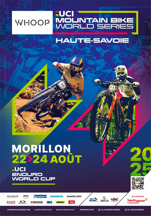Affiche officielle - Coupe du Monde d'Enduro 2025 - Morillon