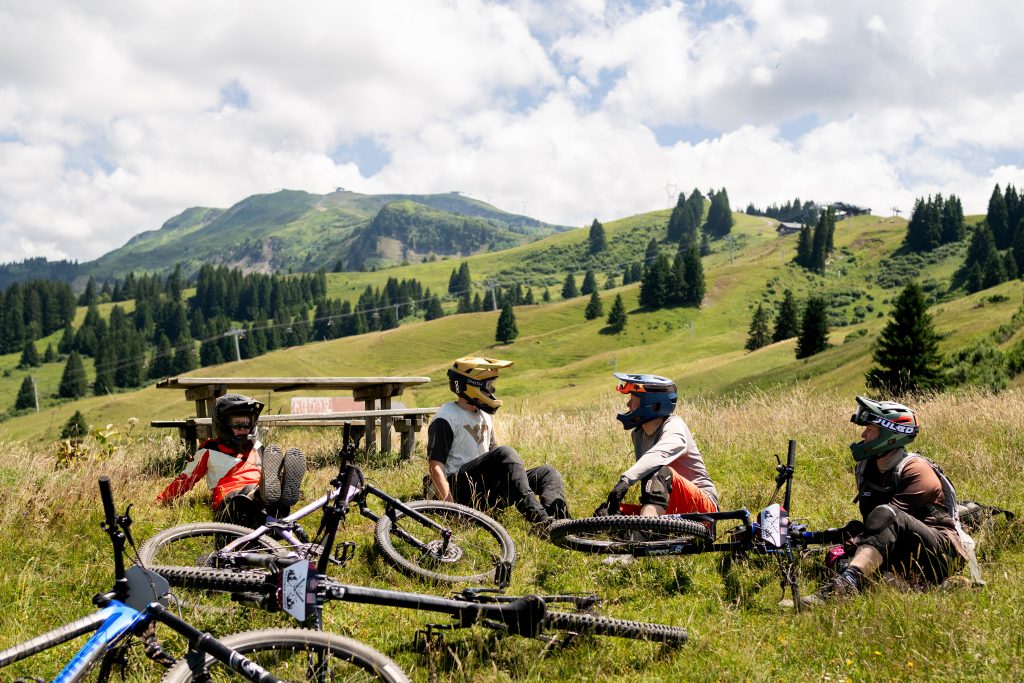 Morillon, une destination vtt familiale